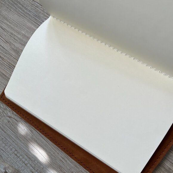 Portland Leather Goods Large Leather Snap Journal cover + insert in Dakota - Picture 7 of 9